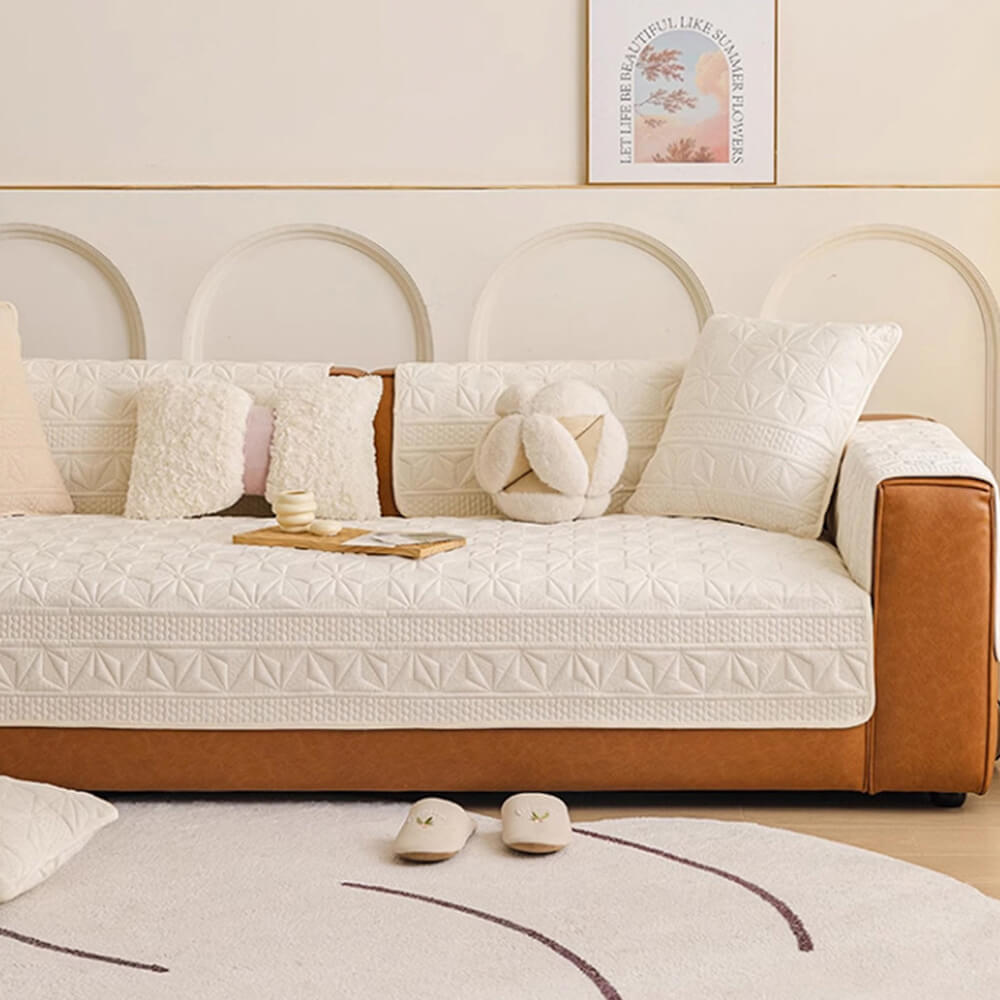 Luxury Crystal Velvet Scratch-Resistant Soft Protective Sofa Cover