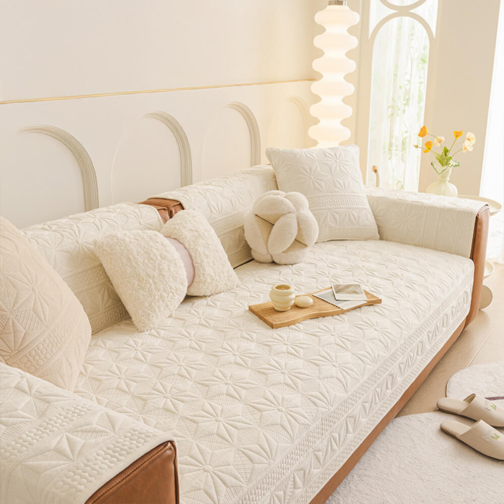 Luxury Crystal Velvet Scratch-Resistant Soft Protective Sofa Cover