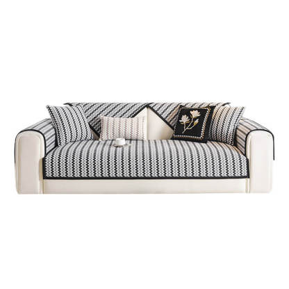 Non-Slip Wave Pattern Scratch and Wear Resistant Sofa Cover