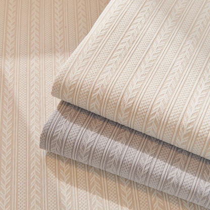 Minimalist Waterproof Wheat Stripe Design Chenille Sofa Cover