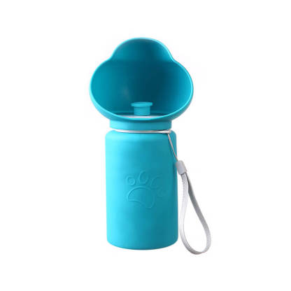Portable Outdoor Folding Sealed Soft Silicone Pet Water Bottle