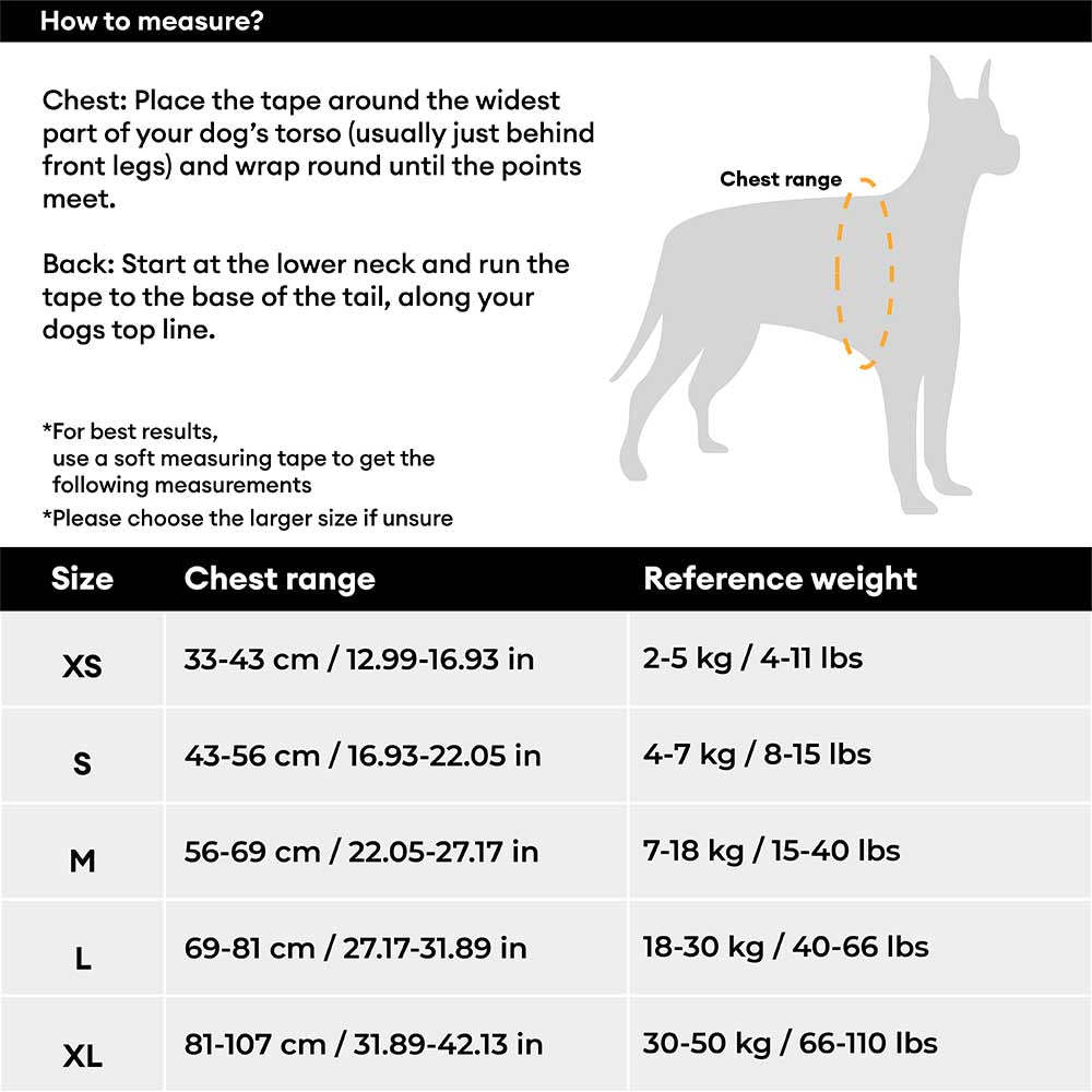 FUNNYFUZZY Reflective Adjustable Outdoor Dog Harness - Flexi Walker
