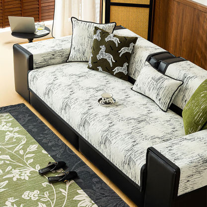 Romantic Embroidered Soft Wear Resistant Anti Skid Sofa Cover