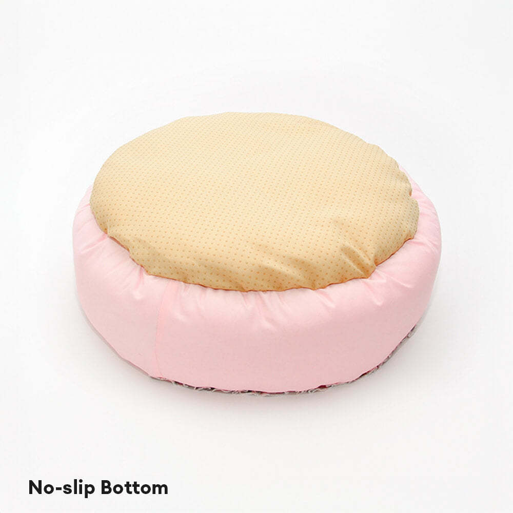 Vintage Pastoral Floral Cosy Round Cat Bed