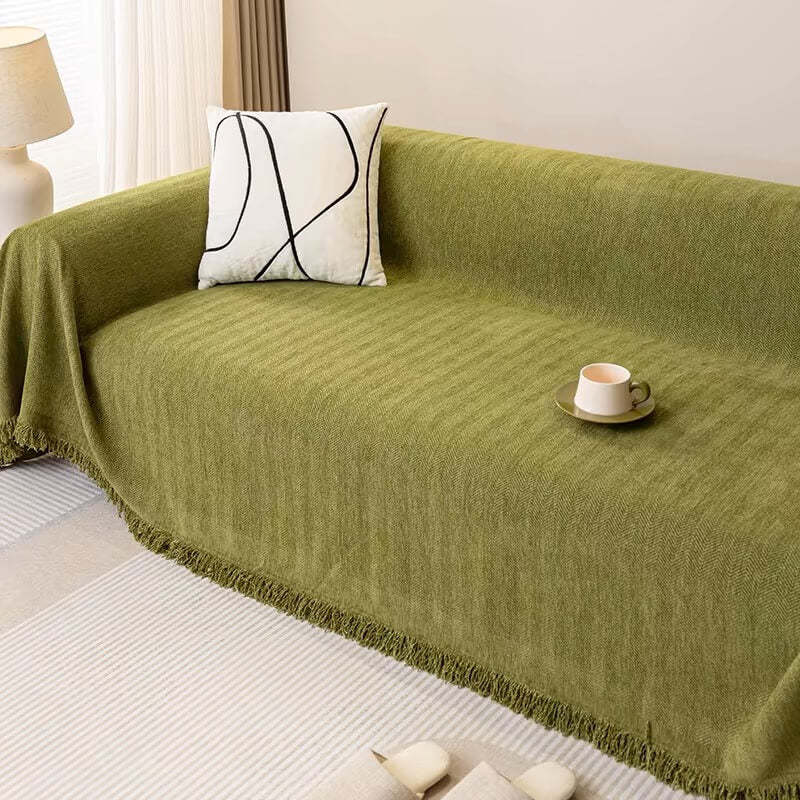 Full Coverage Herringbone Chenille Sofa Protection Wear-resistant Sofa