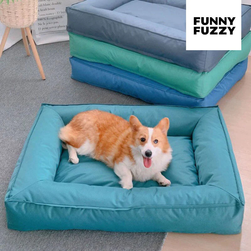 Fully Orthopaedic Surround Support Waterproof Fabric Anti-Anxiety Large Dog Bed