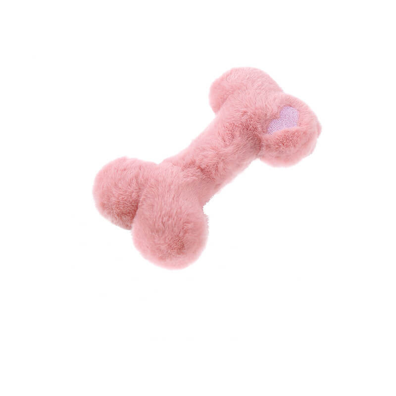 Funny Bone Squeaky Plush Toy Dog Chew Toy-FunnyFuzzy