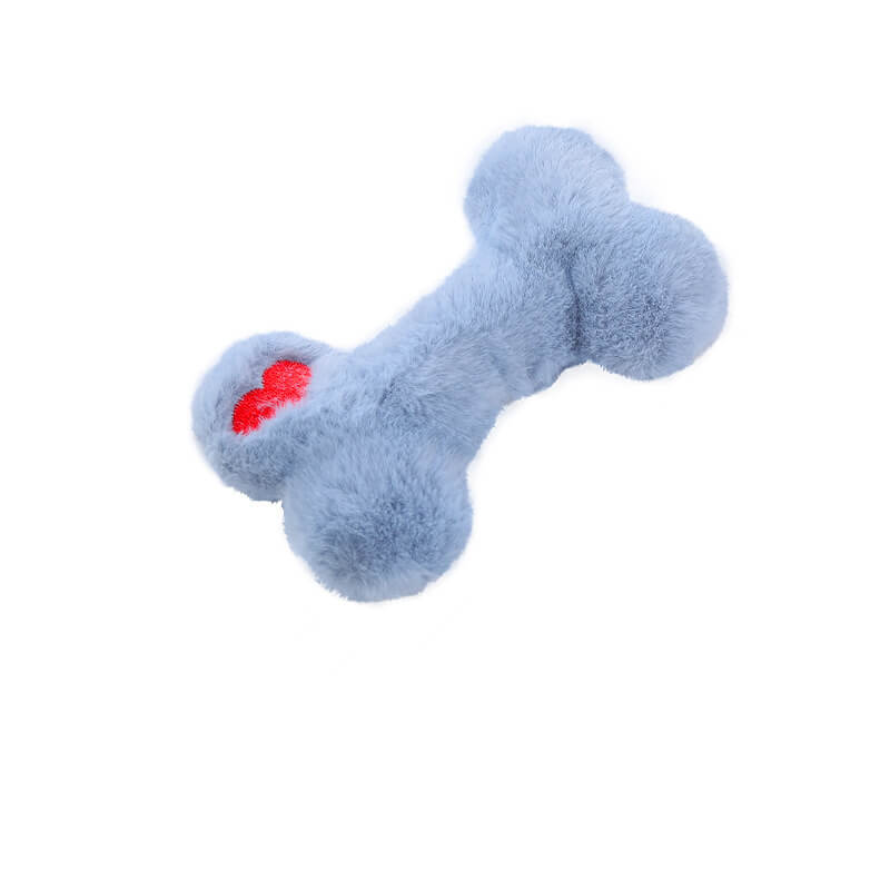 Funny Bone Squeaky Plush Toy Dog Chew Toy-FunnyFuzzy