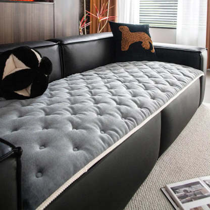 Vintage Leather Sofa Protection Non-Slip Sofa Cover