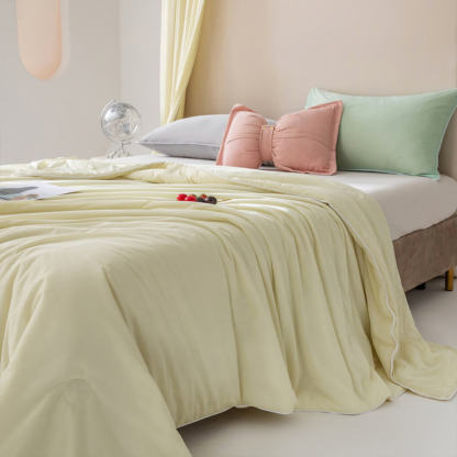 Macaron Dual-Colour Cooling Ice Silk Blanket