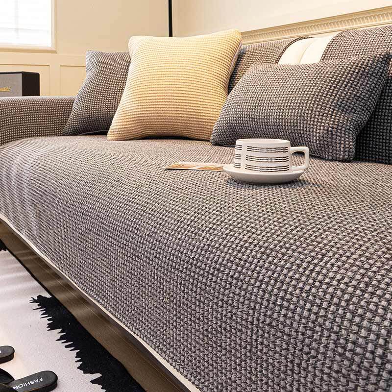 All Seasons Pet-Friendly Anti-Snag Woven Sofa Cover