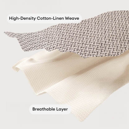 Breathable Woven Cotton Linen Non-Slip Sofa Cover