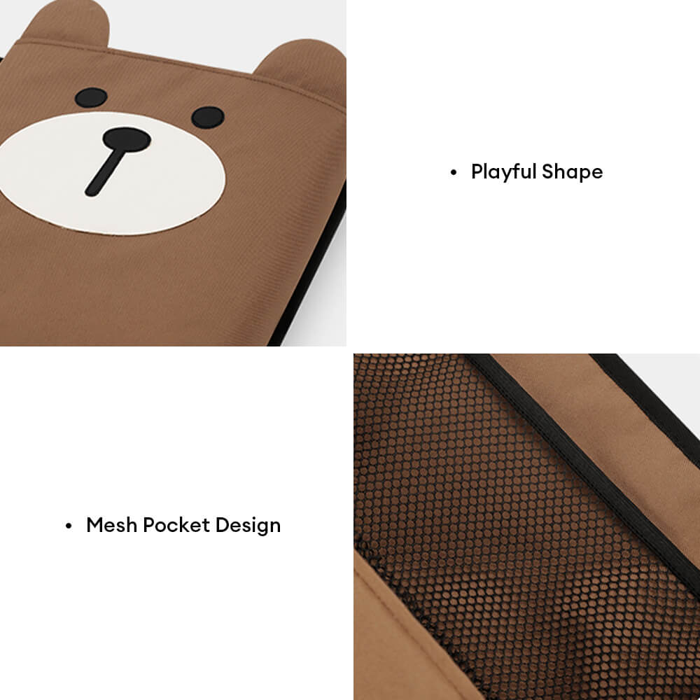 Cute Multifunctional Car Boot Storage Bag – Keep Things Tidy with a Fun Touch