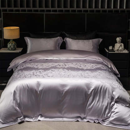 Elegant Luxury Silky High-Density Tencel Cotton Bed Sheet Set