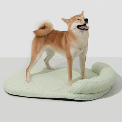Ice Dot Cooling Breathable Pet Mat with Pillow for Cats and Dogs