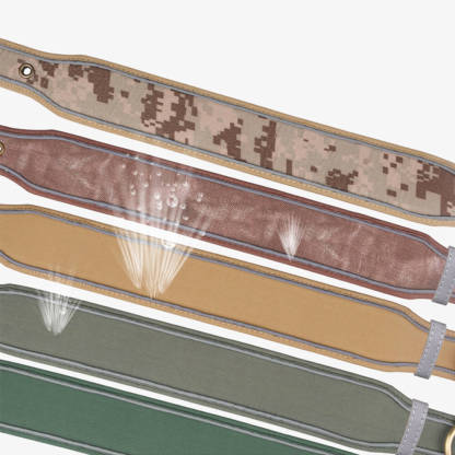 Printed Reflective Soft Faux Microfiber Dog Collar