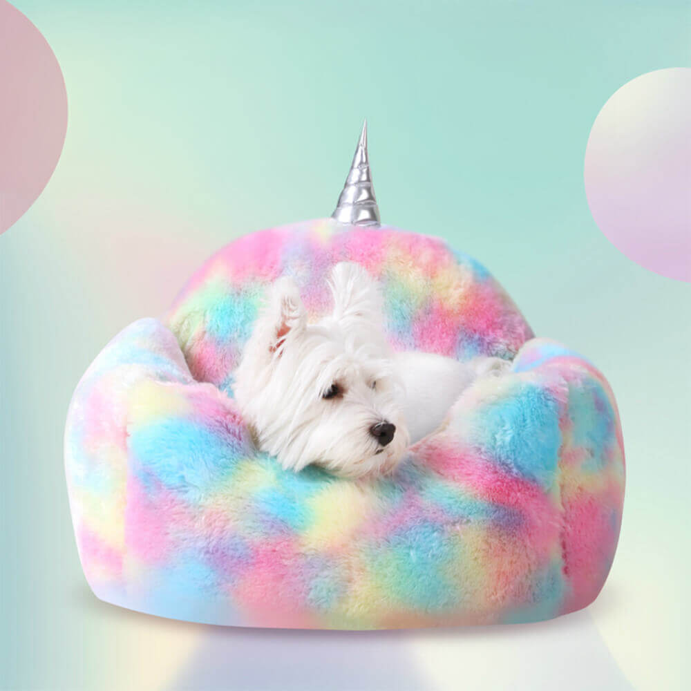 Large unicorn dog bed hotsell