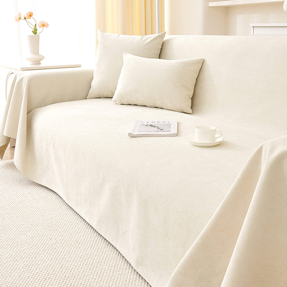 Soft and Waterproof Scratch-Resistant Non-Linting Throw Sofa Cover