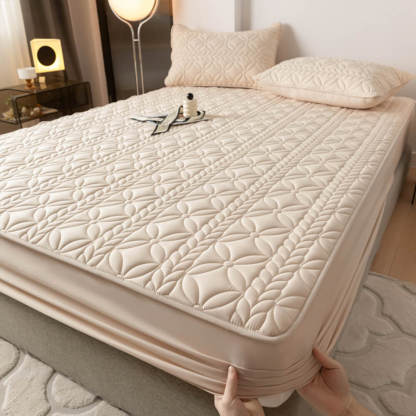Woven Quilted Waterproof Antibacterial Quilted Sheet Mattress Cover