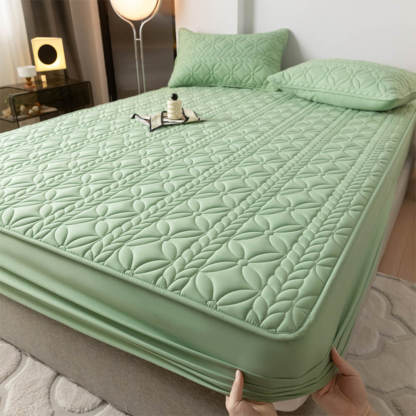 Woven Quilted Waterproof Antibacterial Quilted Sheet Mattress Cover