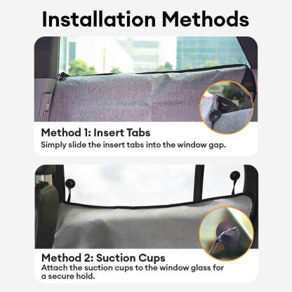 2-Pack Waterproof Scratch-Resistant Side Door Protectors Car Door Covers for Dogs