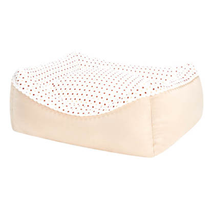 All-Season Cosy Washable Floral Cotton Dog & Cat Bed