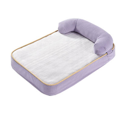 All Season Breathable Orthopaedic Dog Bed with Waterproof Liner and Pillow