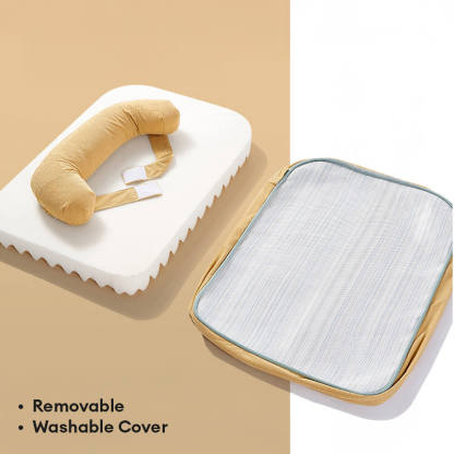 All Season Breathable Orthopaedic Dog Bed with Waterproof Liner and Pillow