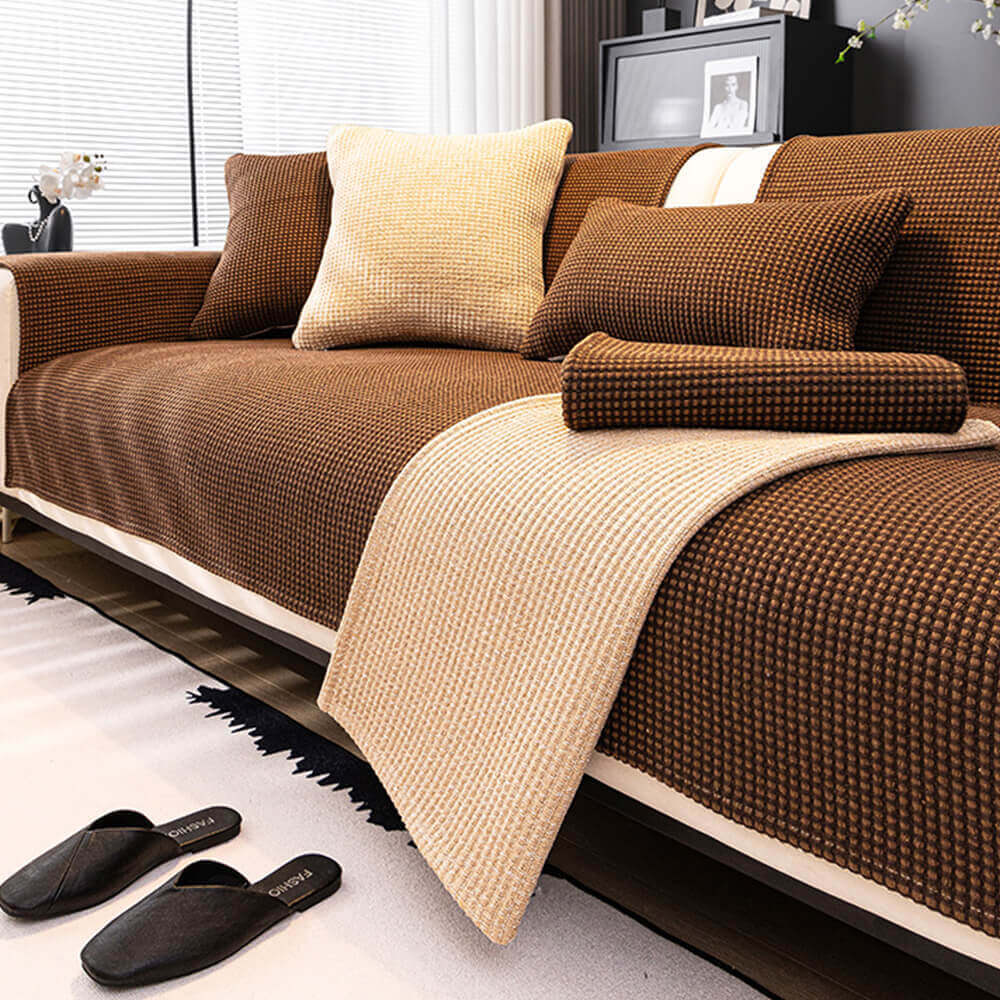 All Seasons Pet-Friendly Anti-Snag Woven Sofa Cover
