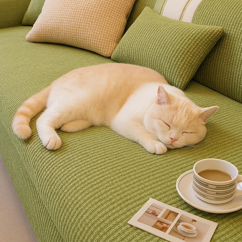 All Seasons Pet-Friendly Anti-Snag Woven Sofa Cover