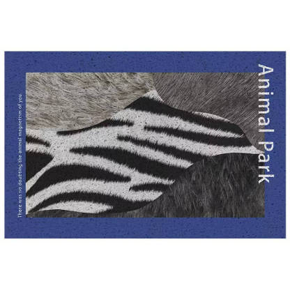 Animal Print Anti-Stain Non-Slip Front Door Mat for Muddy Dog Paws