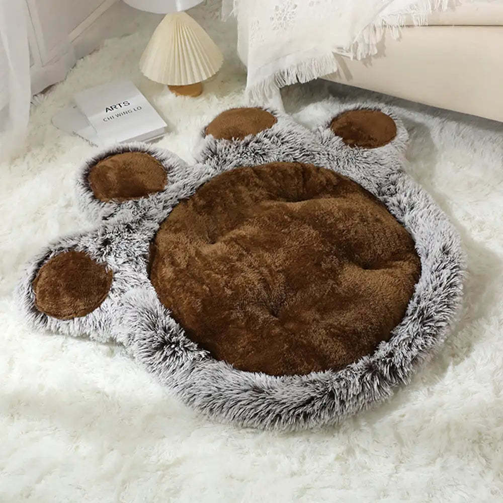 Bear Paw Plush Fluffy Comfortable Large Space Pet Mat Dog Mat