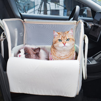 Breathable Multifunctional Large Space Travel Safety Dog Car Seat Bed for Small Dogs
