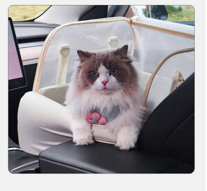 Breathable Multifunctional Large Space Travel Safety Dog Car Seat Bed for Small Dogs