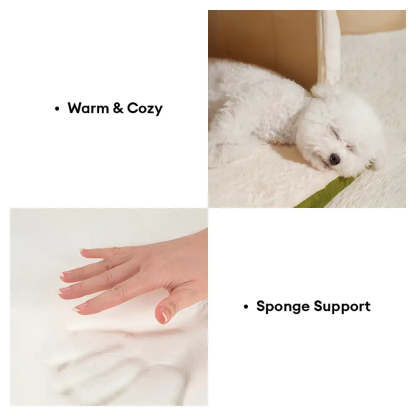 Cave-Style Warm Deep Sleeping Snug Cat Cave Dog House