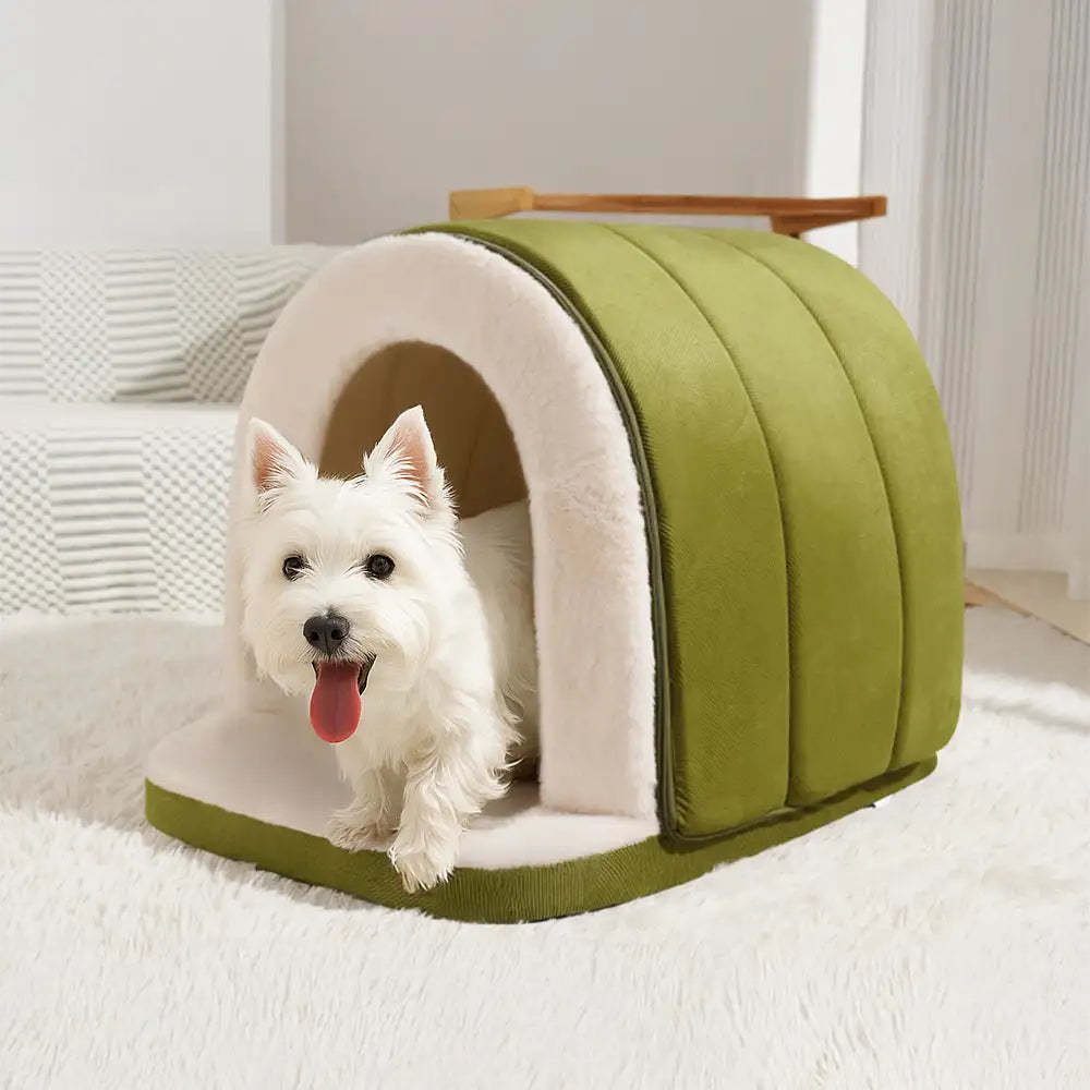 Cave-Style Warm Deep Sleeping Snug Cat Cave Dog House