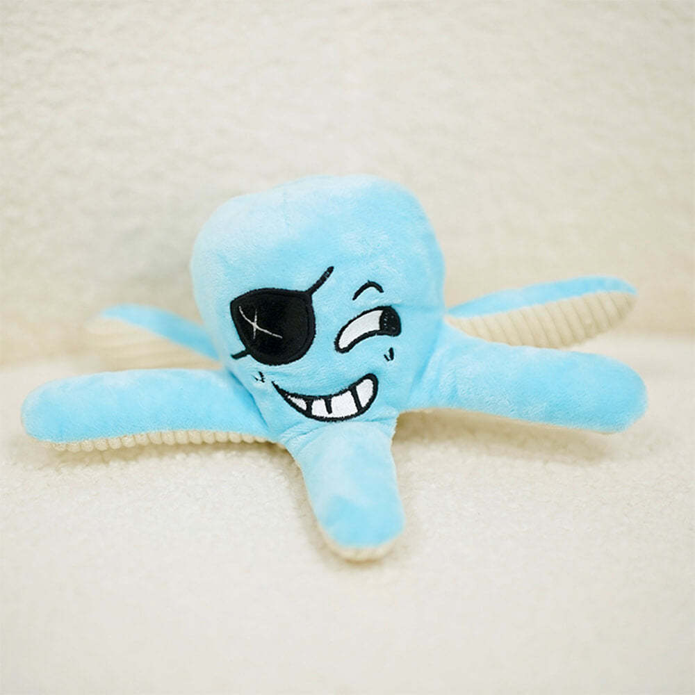 Chew-Resistant Squeaky Dog Toy - Ocean World-FunnyFuzzy