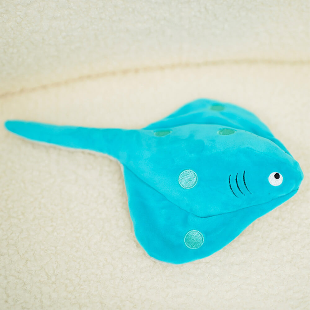 Chew-Resistant Squeaky Dog Toy - Ocean World-FunnyFuzzy