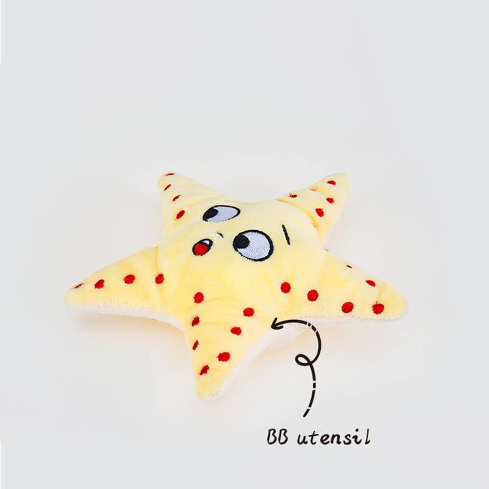 Chew-Resistant Squeaky Dog Toy - Ocean World-FunnyFuzzy