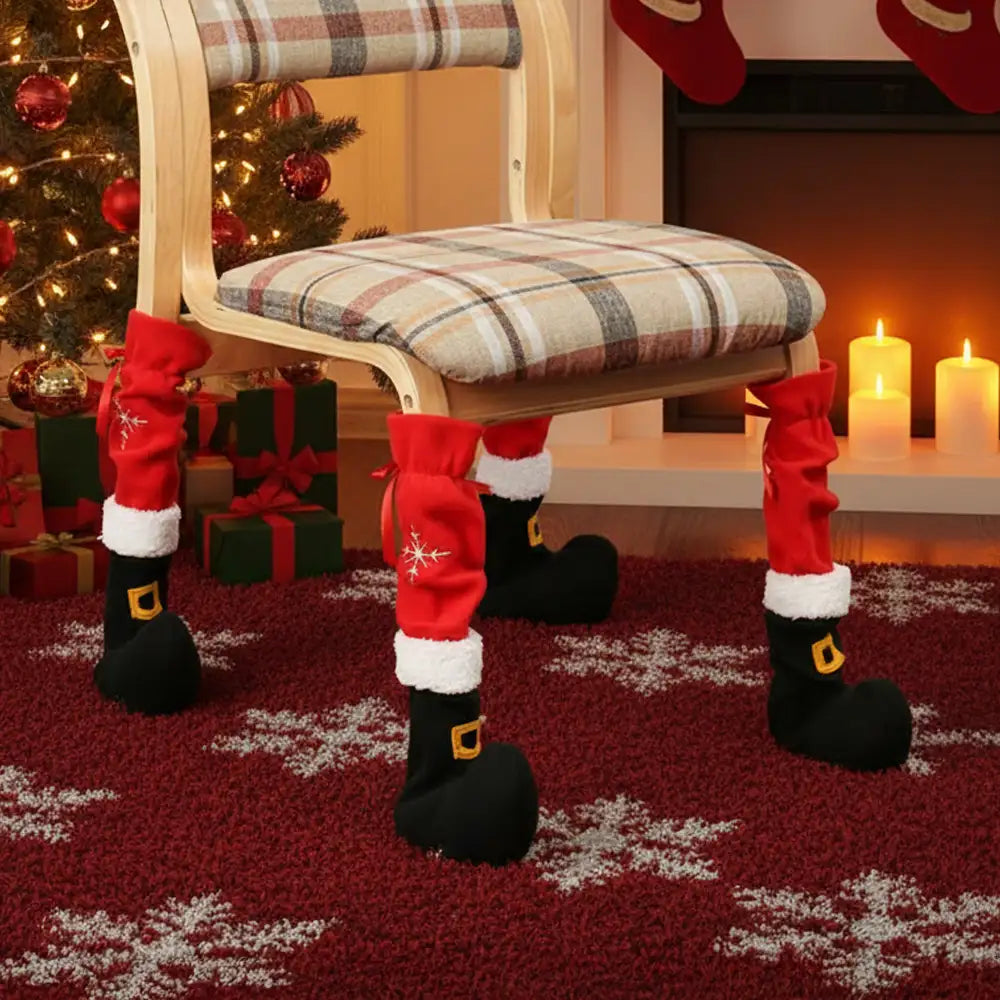 Christmas Decoration Chair Leg Covers