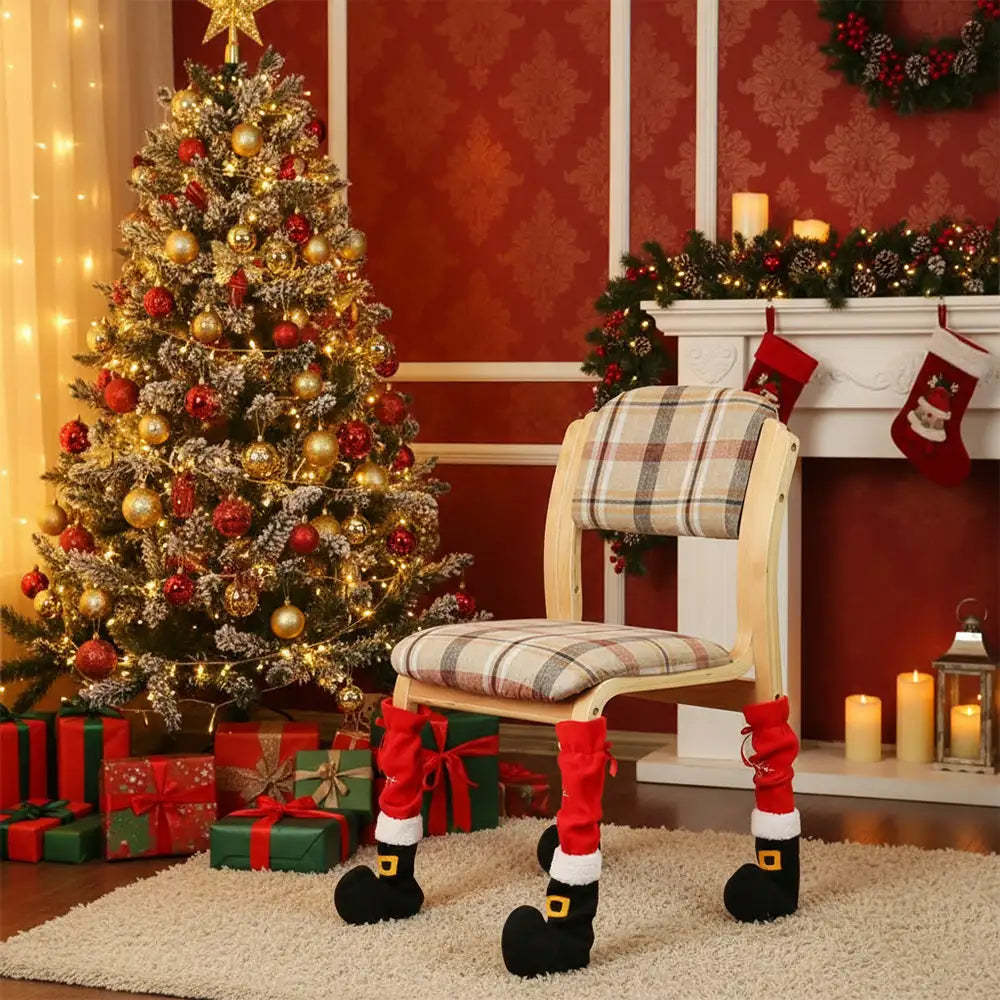 Christmas Decoration Chair Leg Covers