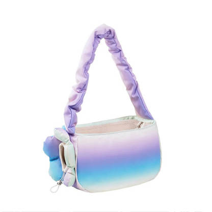 Colourful Fashion PU Leather Waterproof Portable Pet Carrier Bag