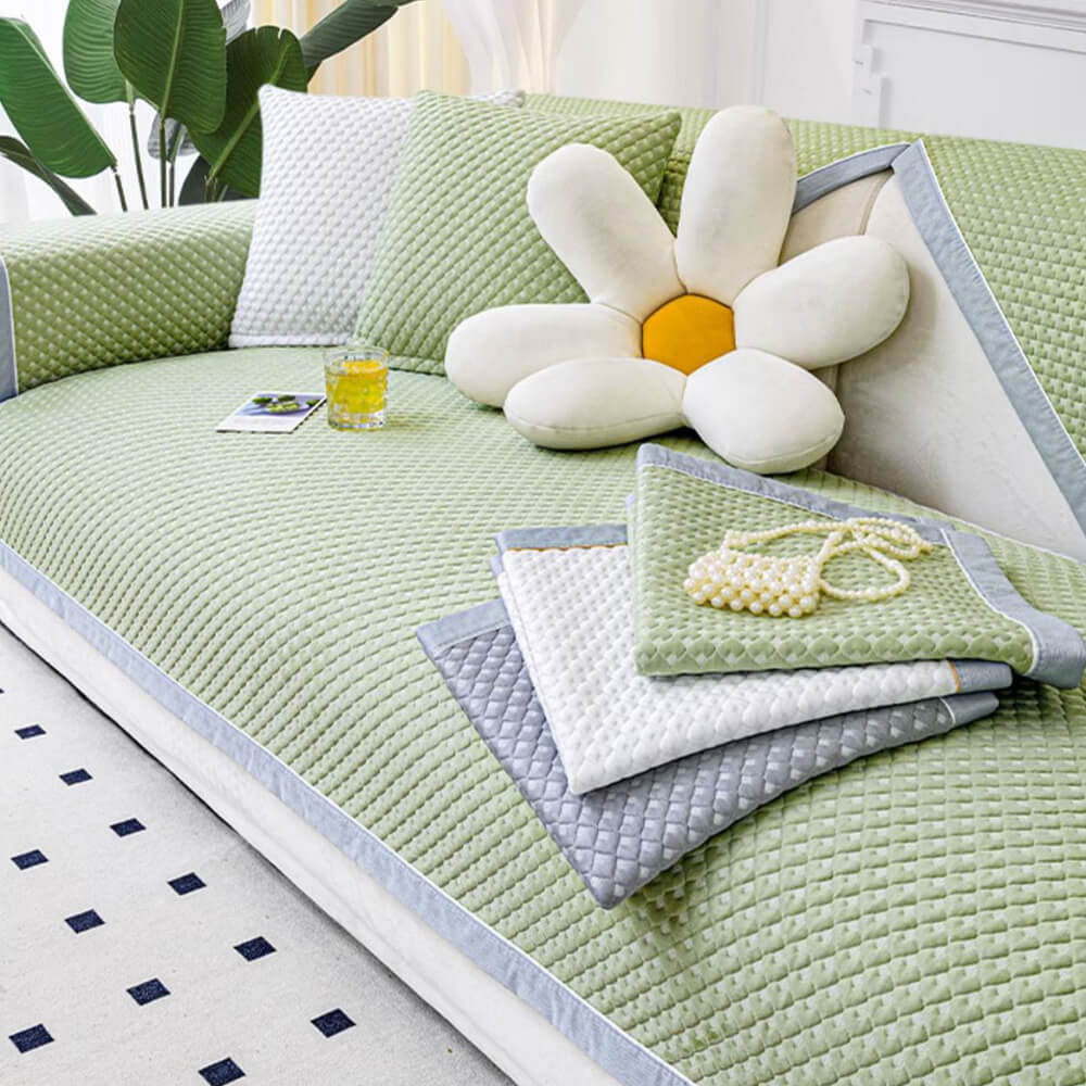 Cooling Heart-Embossed Massage-Texture Non-Slip Sofa Cover