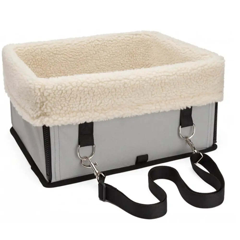 Cosy Foldable Booster Dog Car Seat with Washable Lining for Small Pets Travel Safety