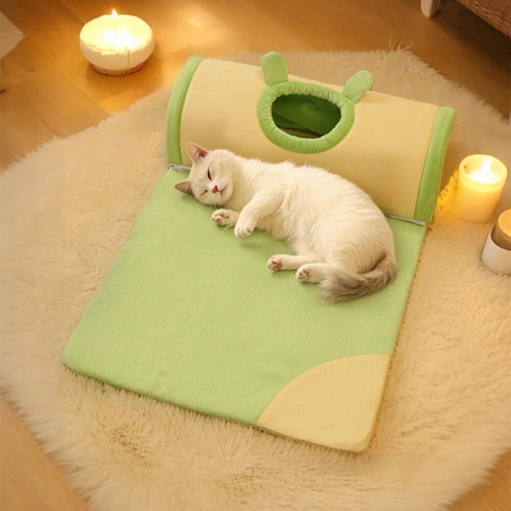 Cosy Spacious Play and Sleep Cat Tunnel Bed