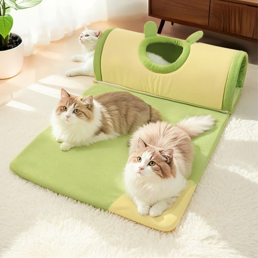 Cosy Spacious Play and Sleep Cat Tunnel Bed
