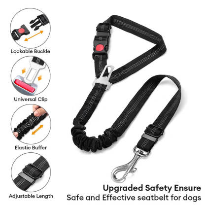Dog Car Seat Belt for Vehicle Headrest