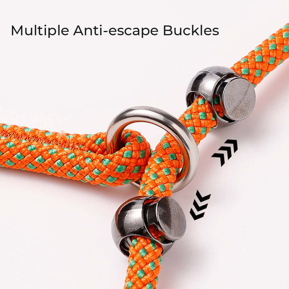Durable No Pull Dog Training Lead Slip Lead with Padded Handle-FunnyFuzzy