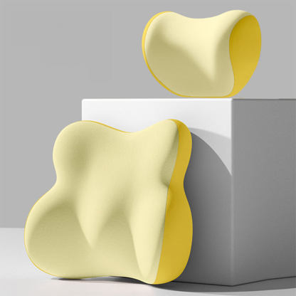 Ergonomic Butterfly-Shaped Memory Foam Lumbar Support Car Pillow