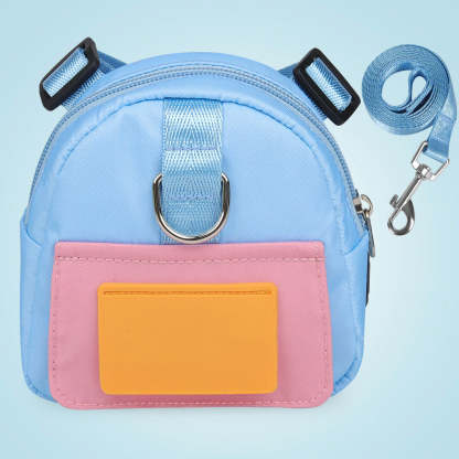 Fashionable Lead-Compatible Outdoor Adventure Pet Backpack